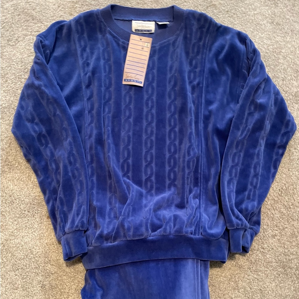 Jacklyn Smith velour track suit - New with tags.  Top size Sml. Pants  size Med.